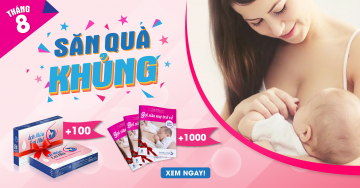 SĂN QUÀ KHỦNG tháng 08: 100 hộp Ích Mẫu Lợi Nhi & 1000 cuốn cẩm nang
